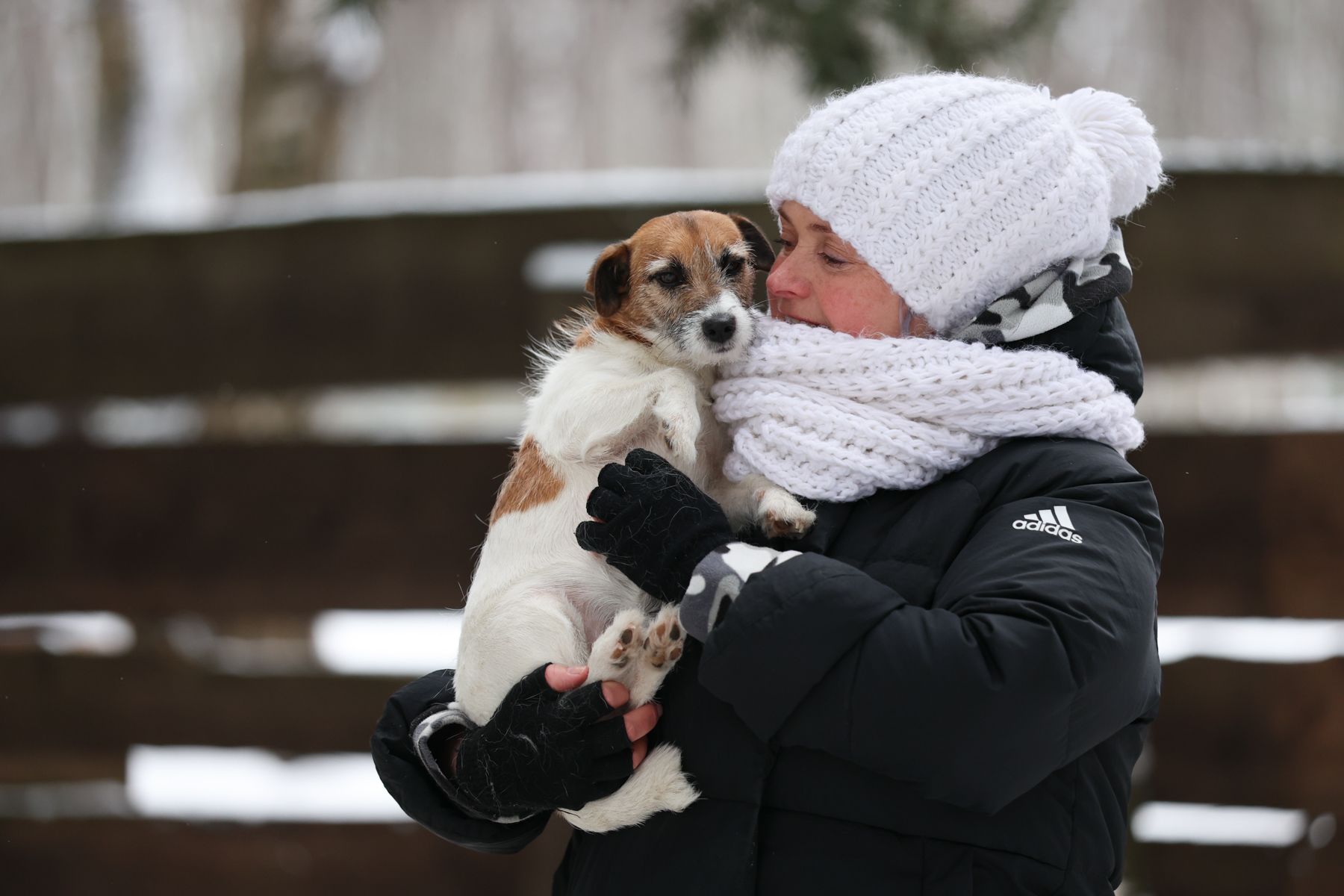 Наталья Винтерштейн с собакой