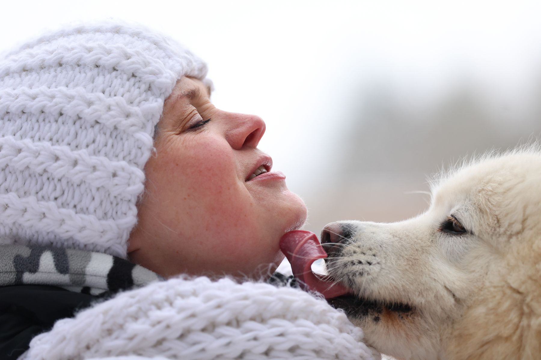 Наталья Винтерштейн с собакой