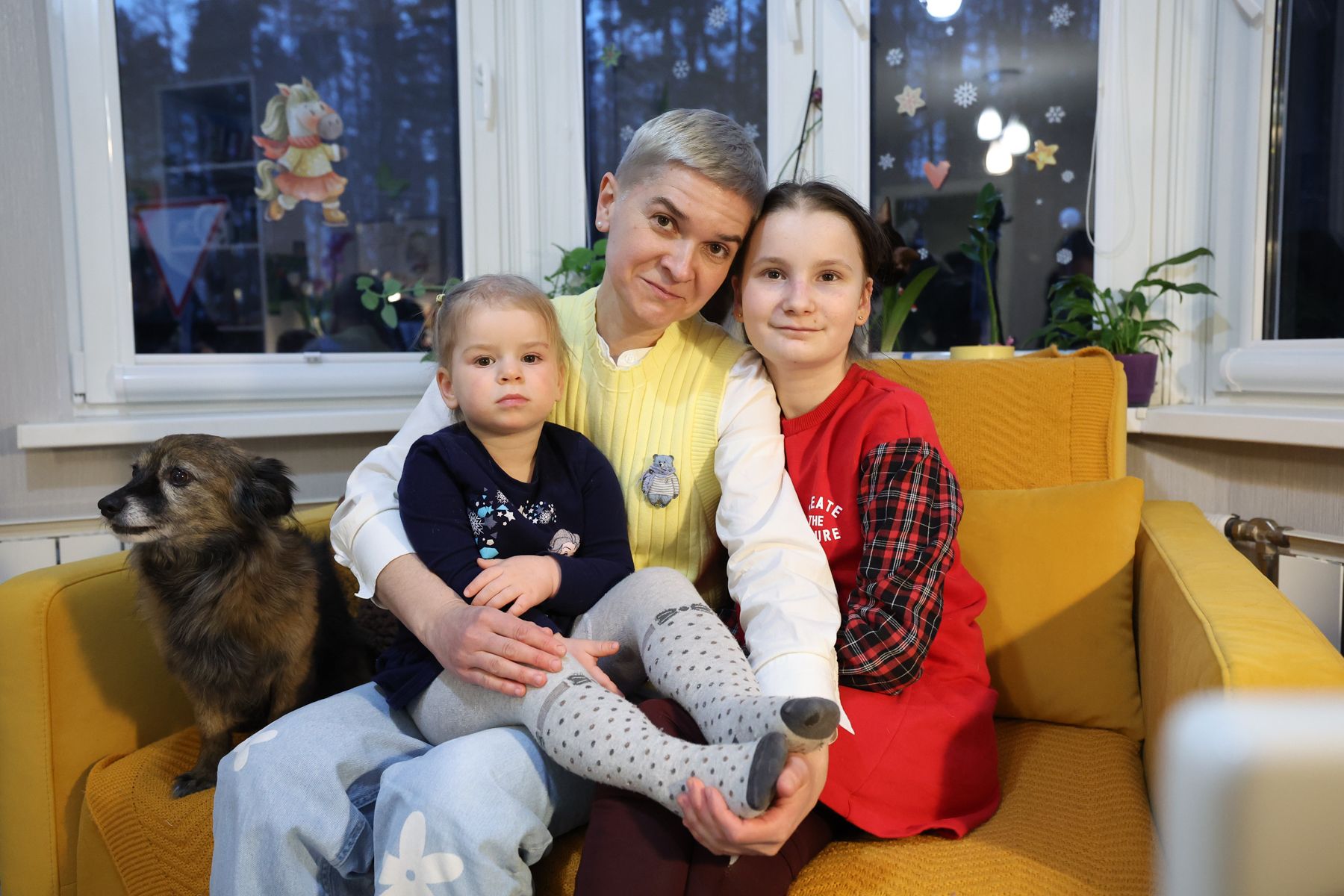 Анна с Соней и Зосей