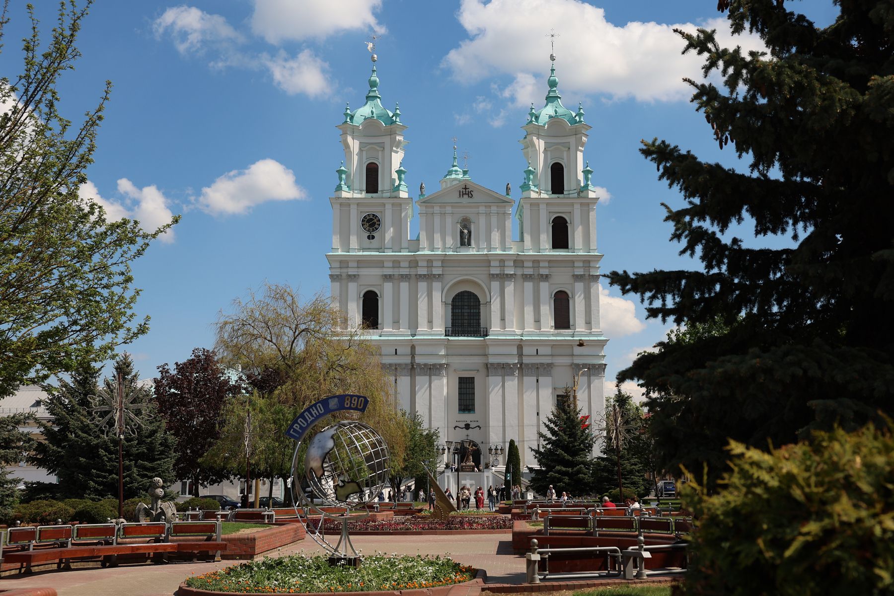 Фарный костел, Советская площадь в Гродно
