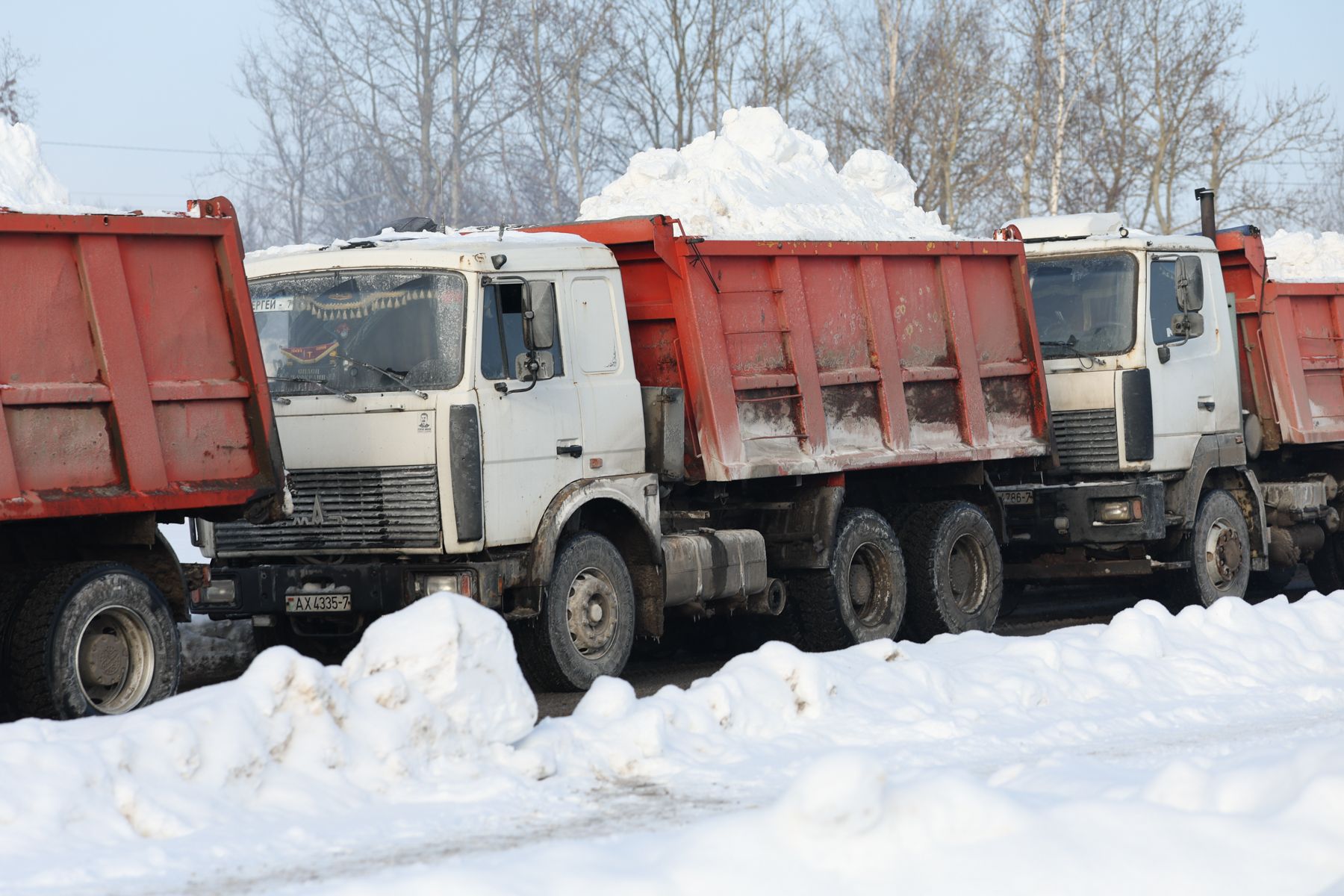 Снегоплавильная станция в Минске