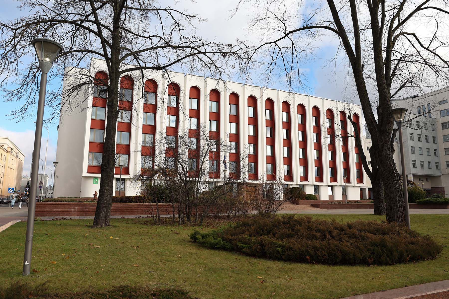 Здание МИД Беларуси. Фото: Times.by