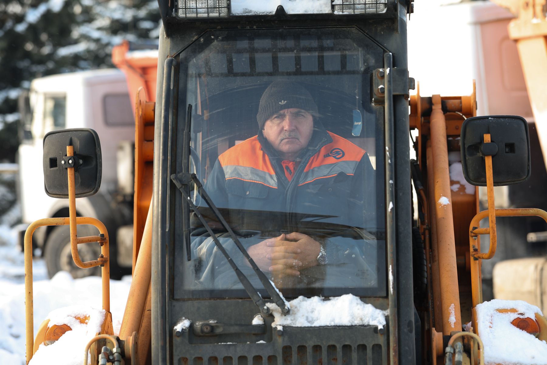 Снегоплавильная станция в Минске