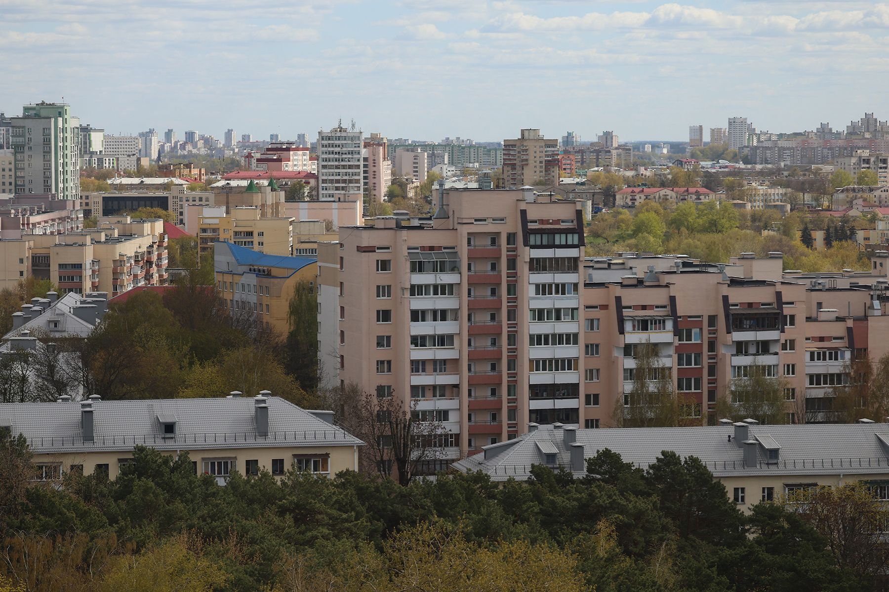 Вид с колеса обозрения