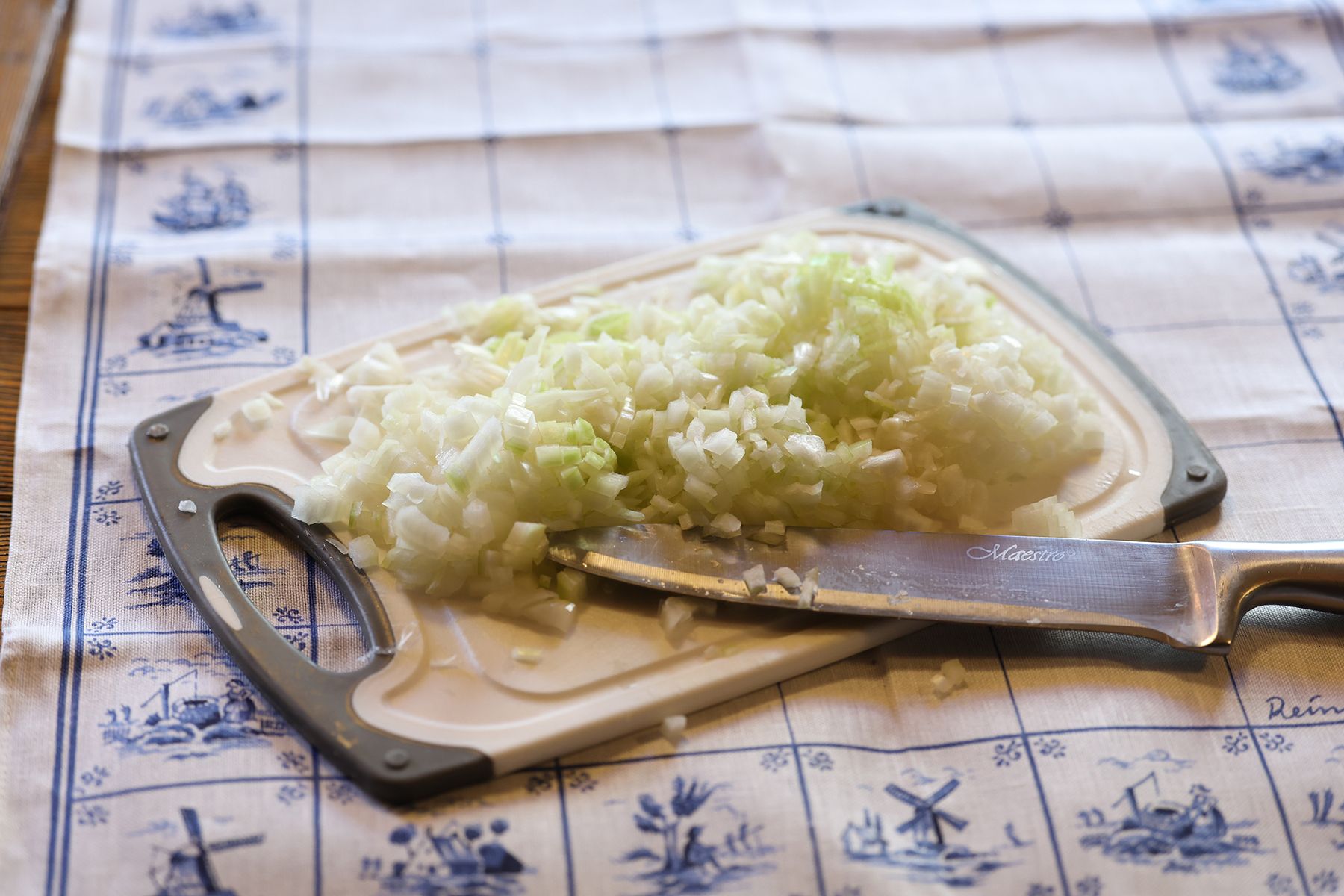 Нарезанный лук