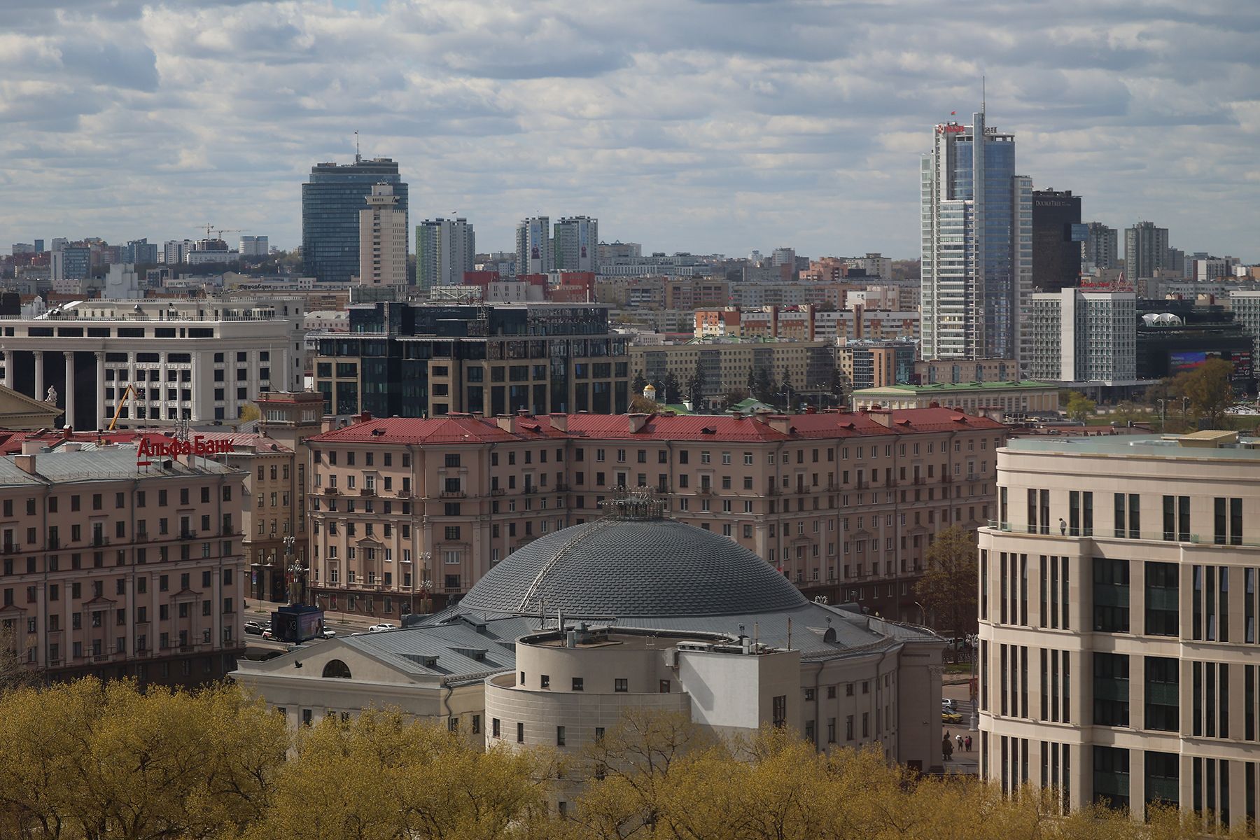 Панорама Минска