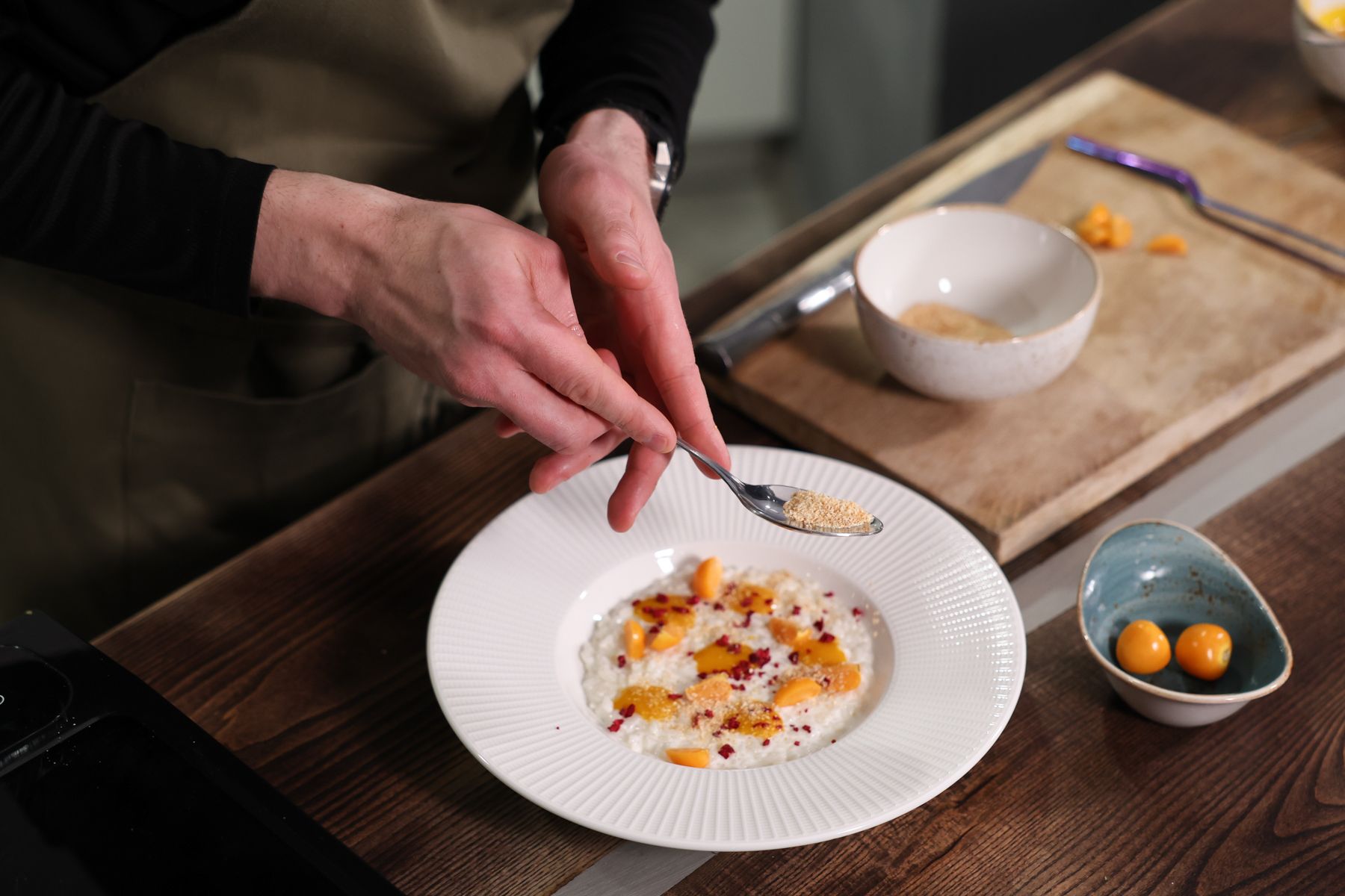 Приготовление каши