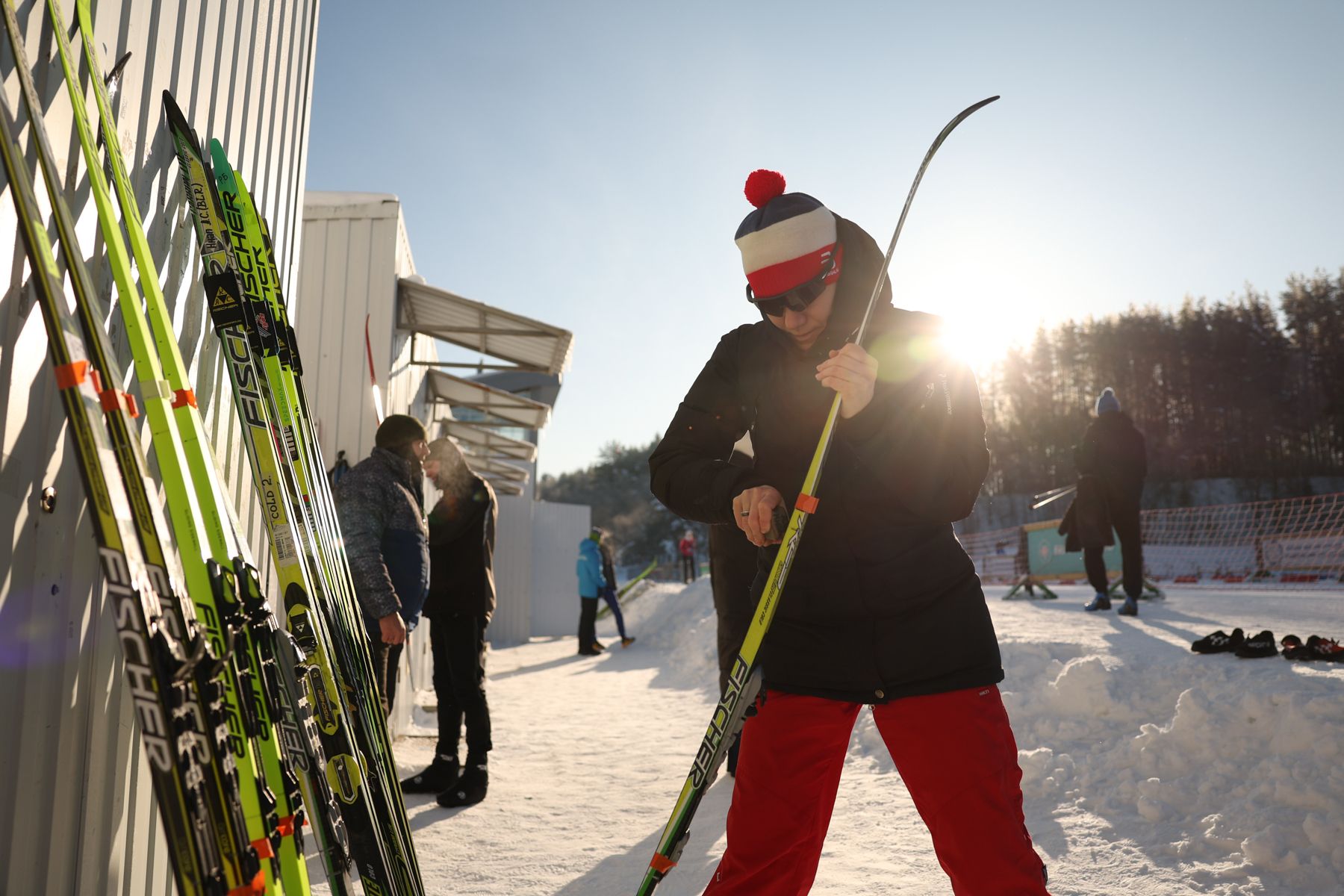 Подготовка гоночных лыж