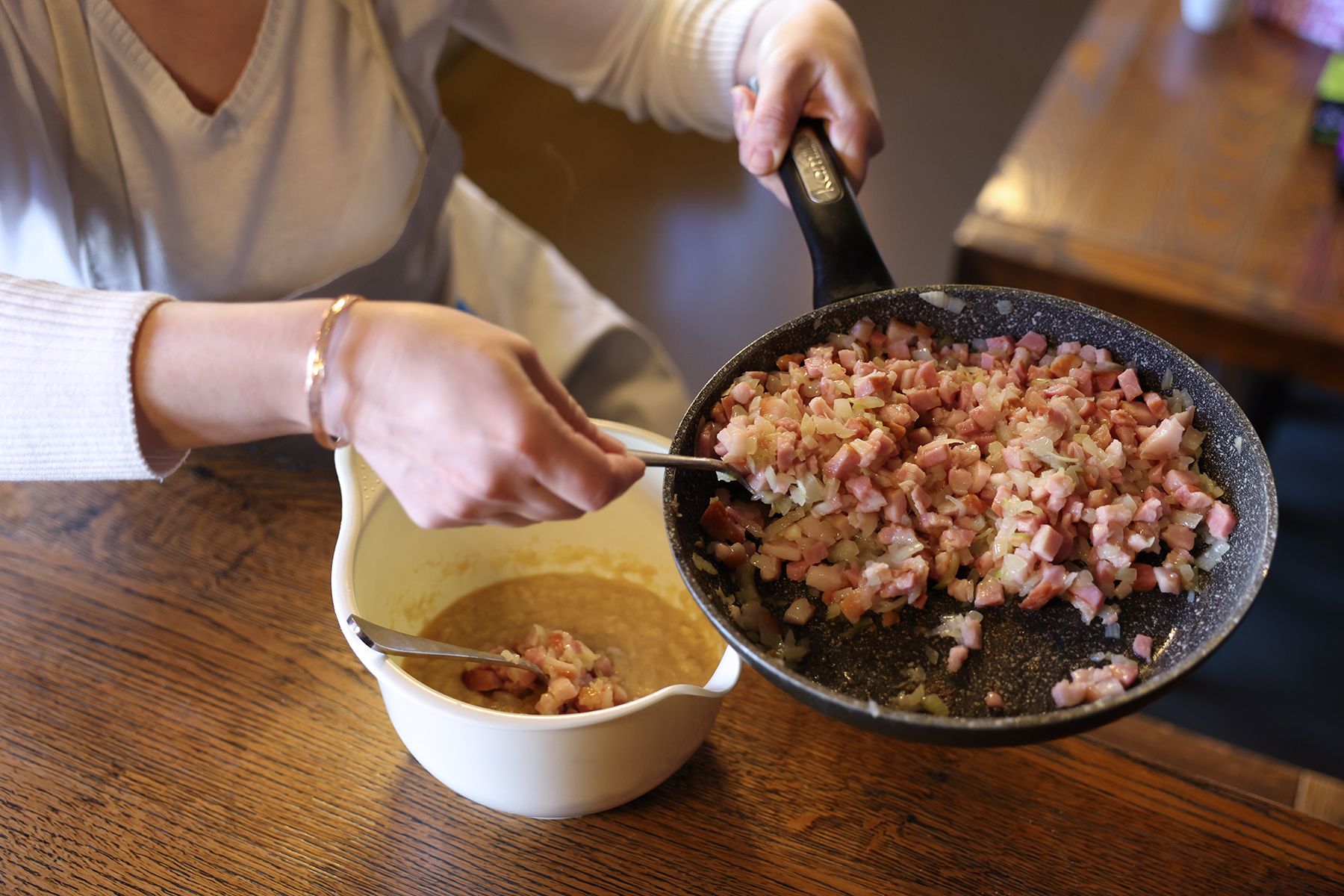 Приготовление картофельной бабки