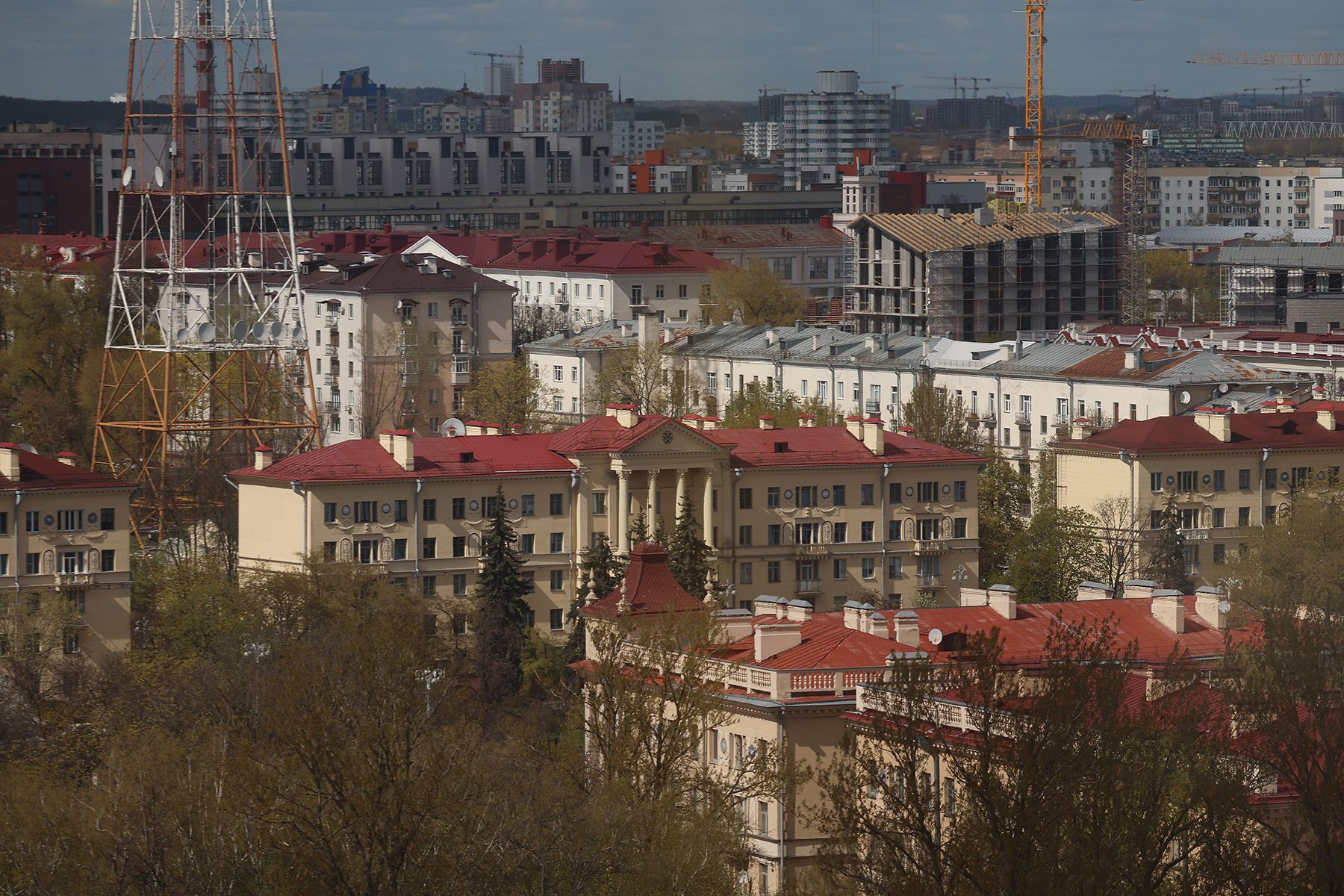 Вид с колеса обозрения