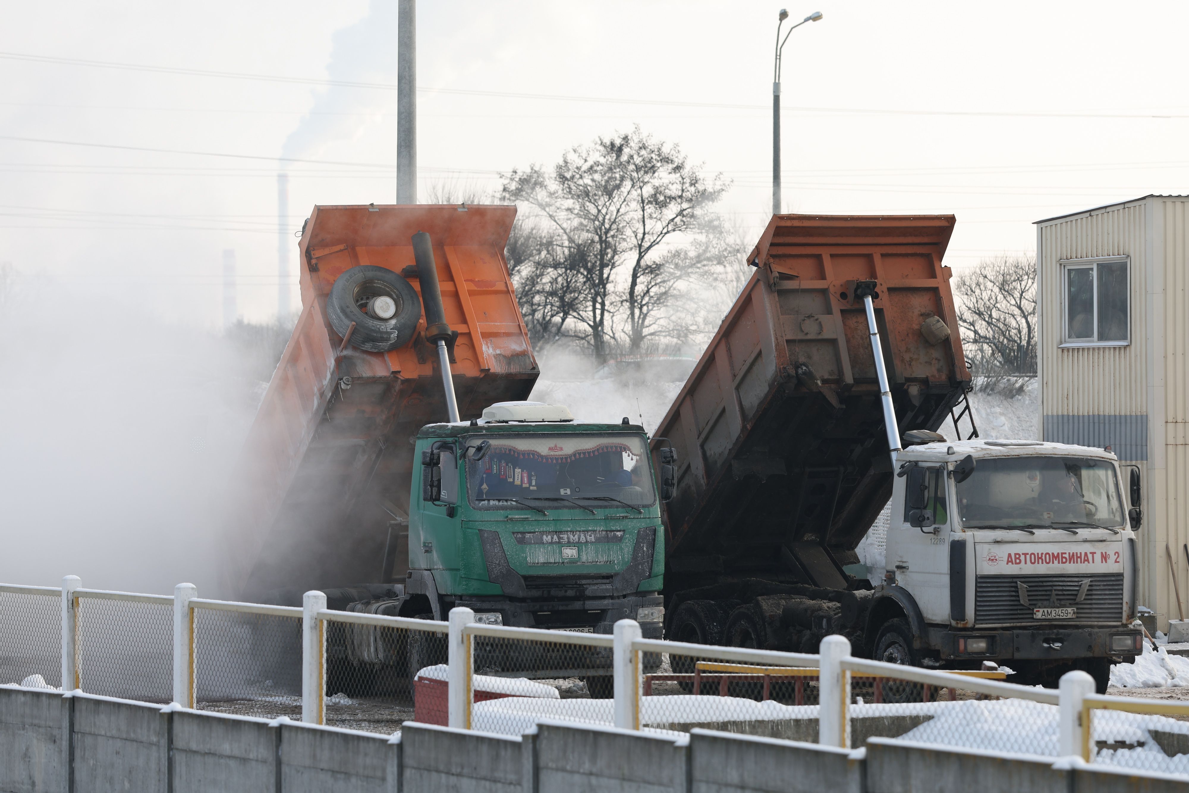 Снегоплавильная станция в Минске
