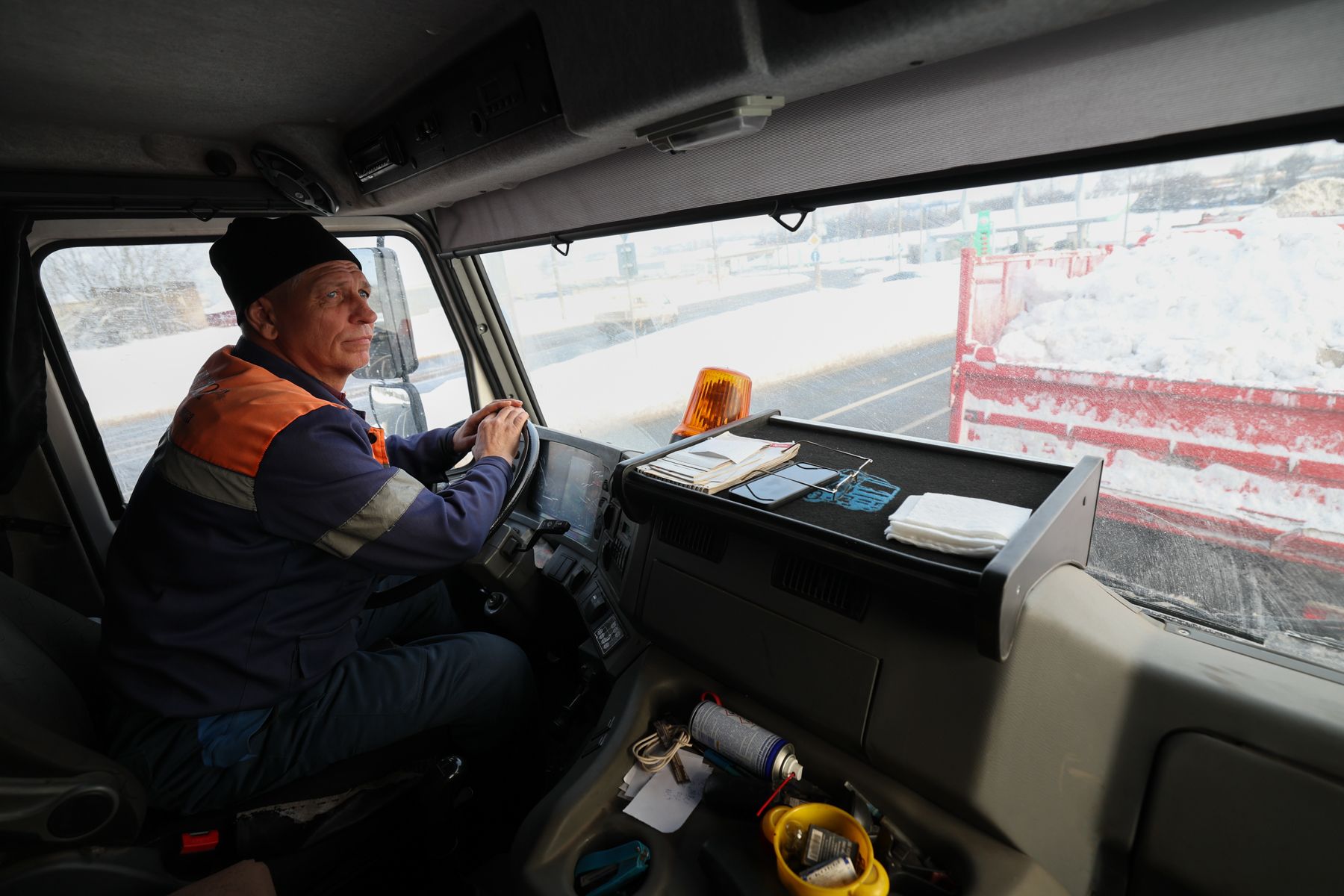 Снегоплавильная станция в Минске