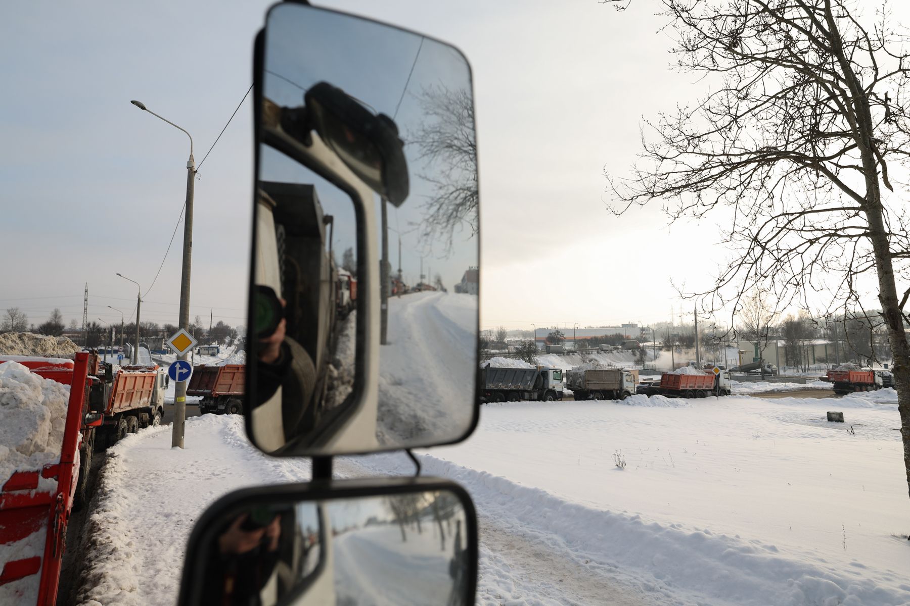 Снегоплавильная станция в Минске