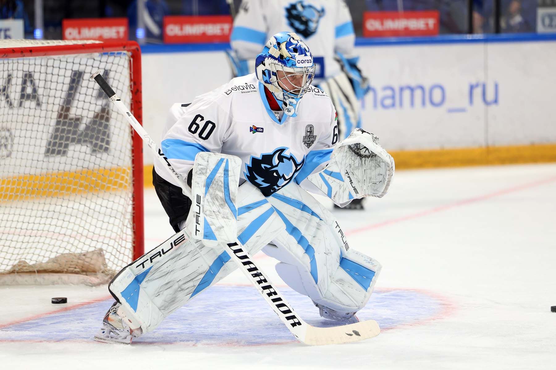 Голкипер минского «Динамо» Зак Фукале. © ХК Динамо-Минск | HC Dinamo-Minsk, ВКонтакте