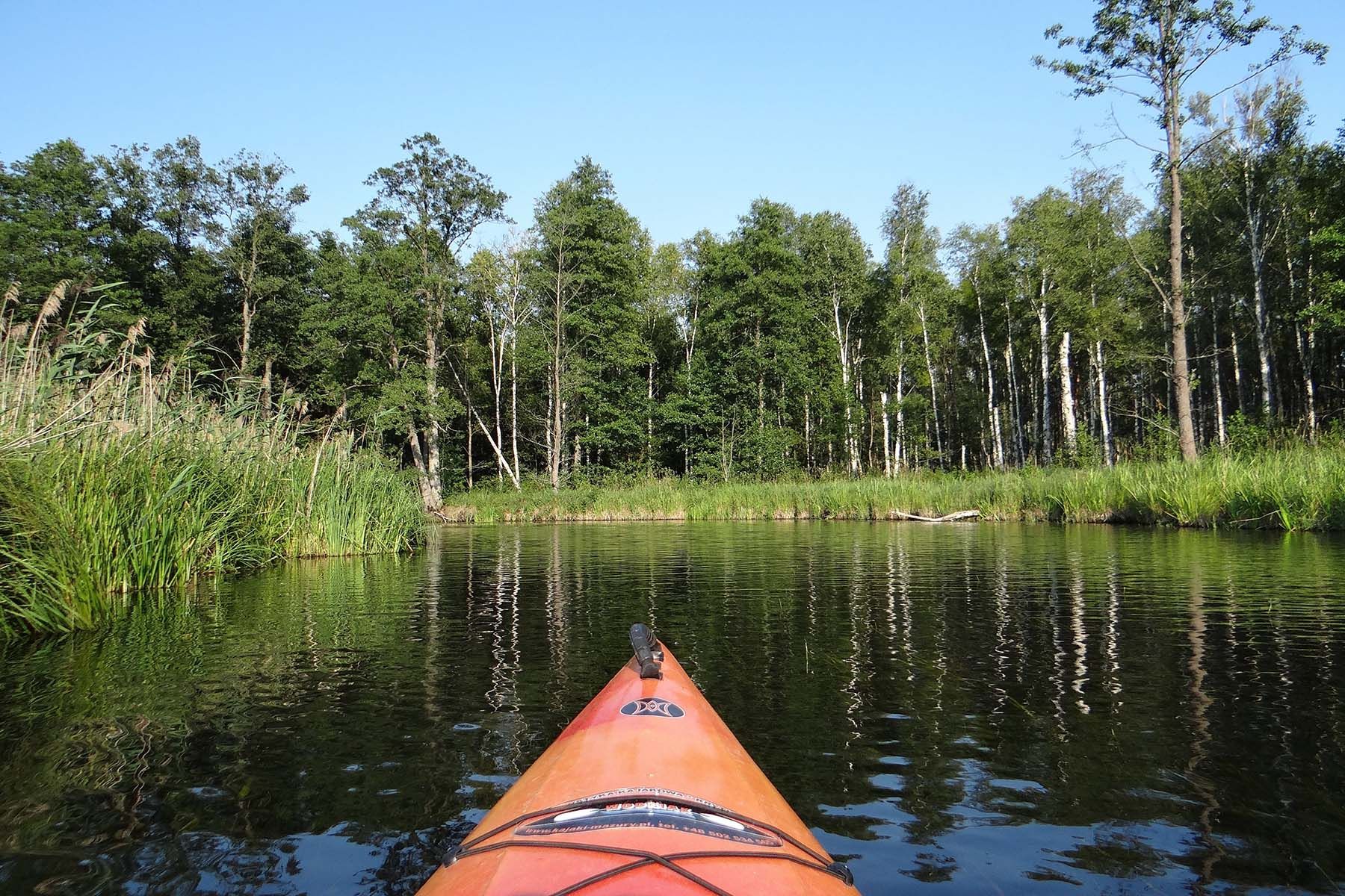 байдарка река природа 