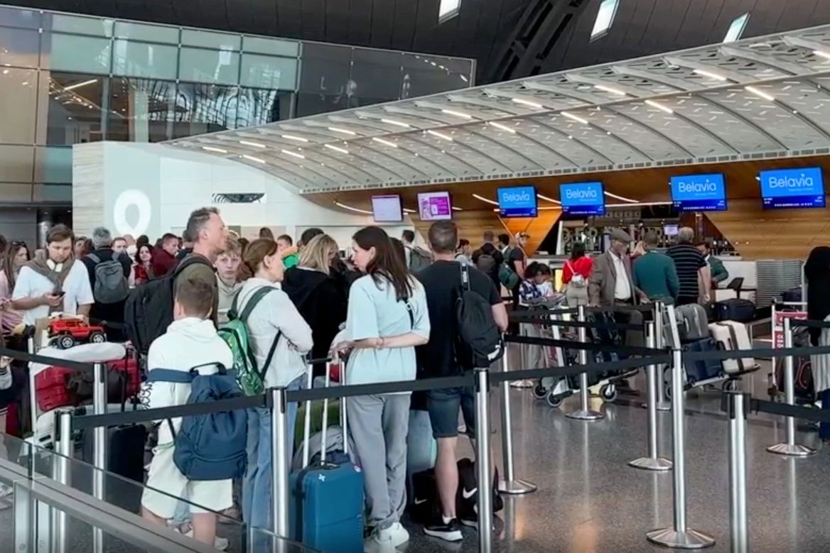 Специальный рейс авиакомпании «Белавиа» из Дохи в Минск