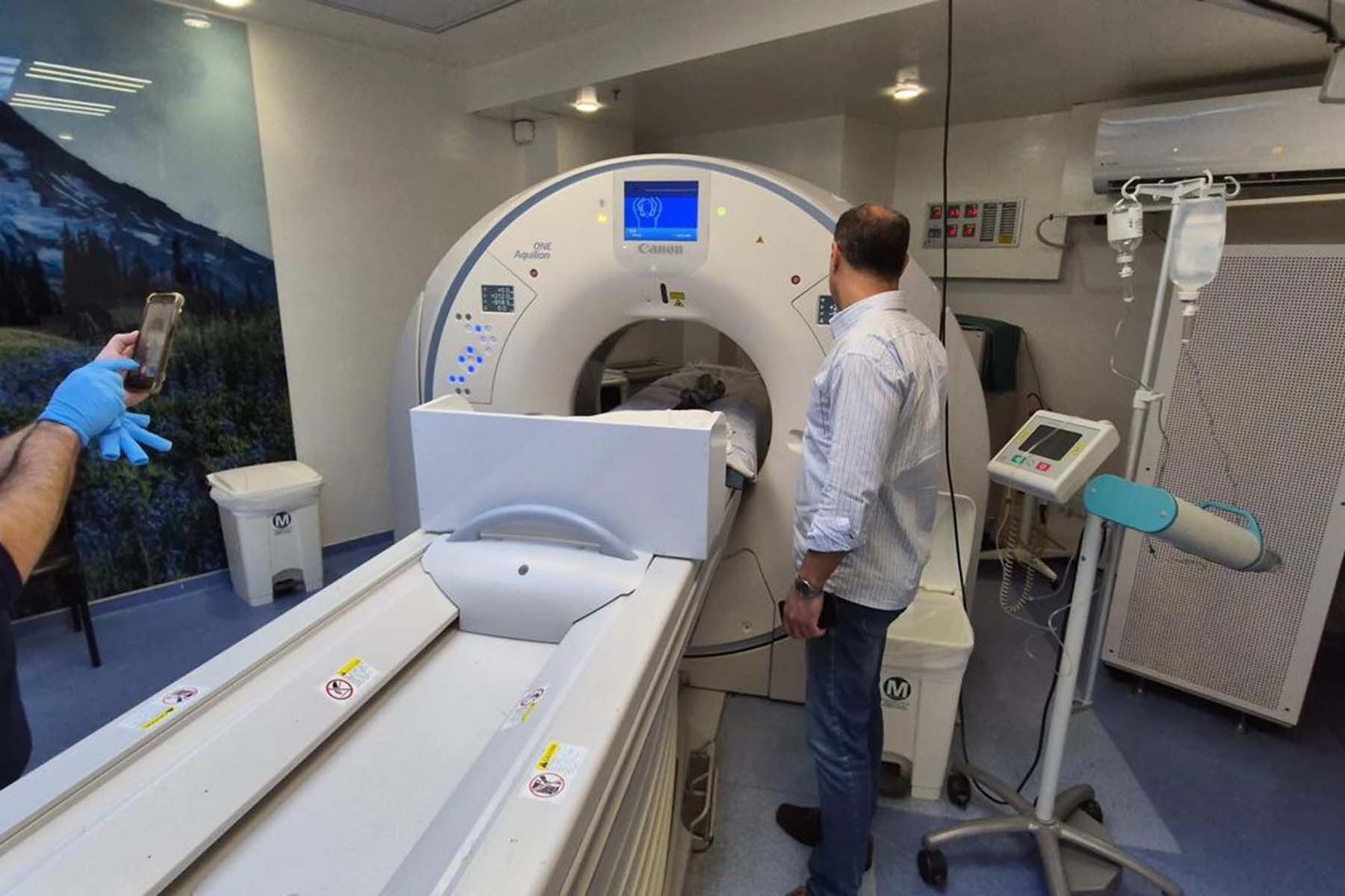 Компьютерная томография меча крестоносцев. © Dr. Eyal Berkowitz / Medica Diagnostics – University of Haifa