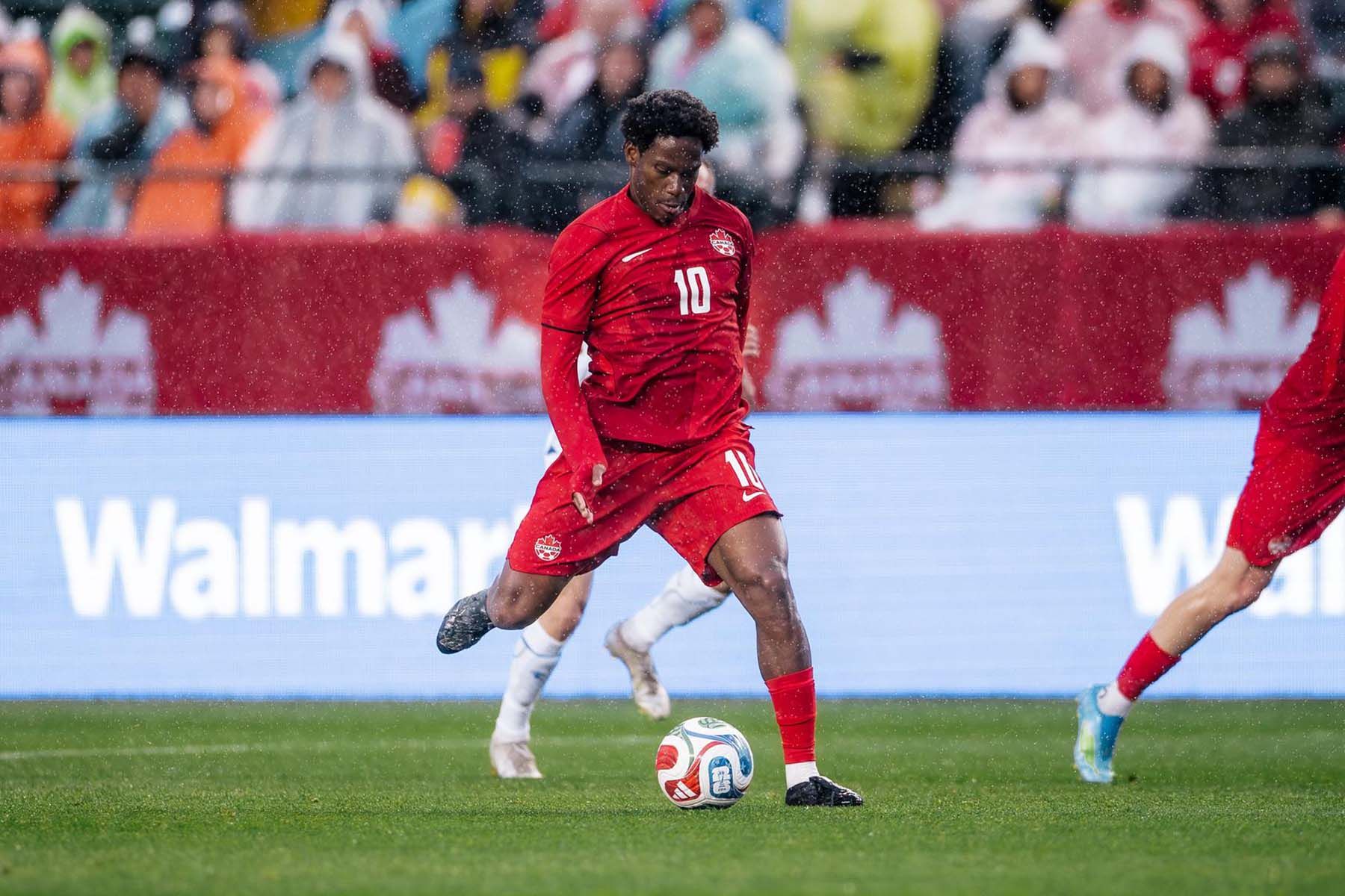 Канадский форвард Джонатан Дэвид. Фото: Canada Soccer