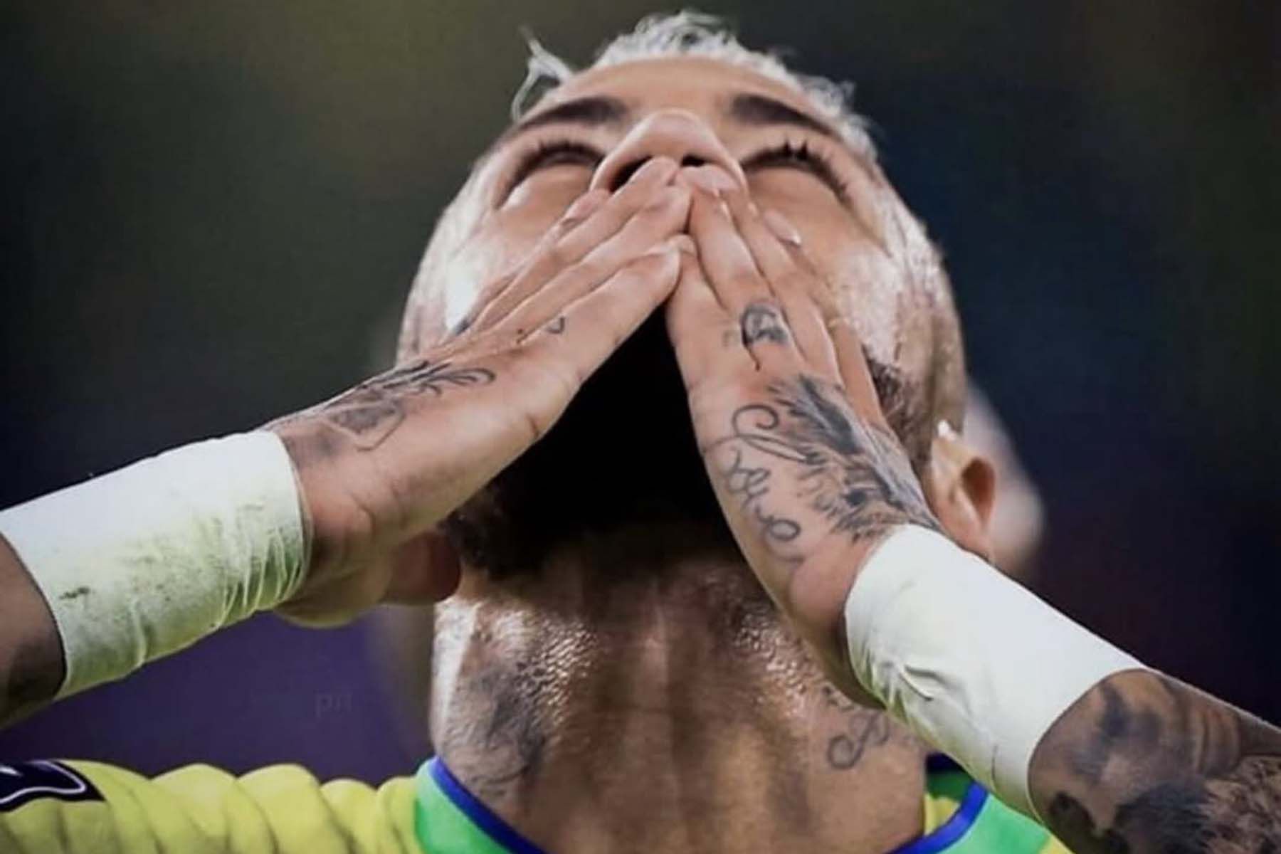 Форвард сборной Бразилии по футболу Неймар. Фото: Neymar Jr, Х