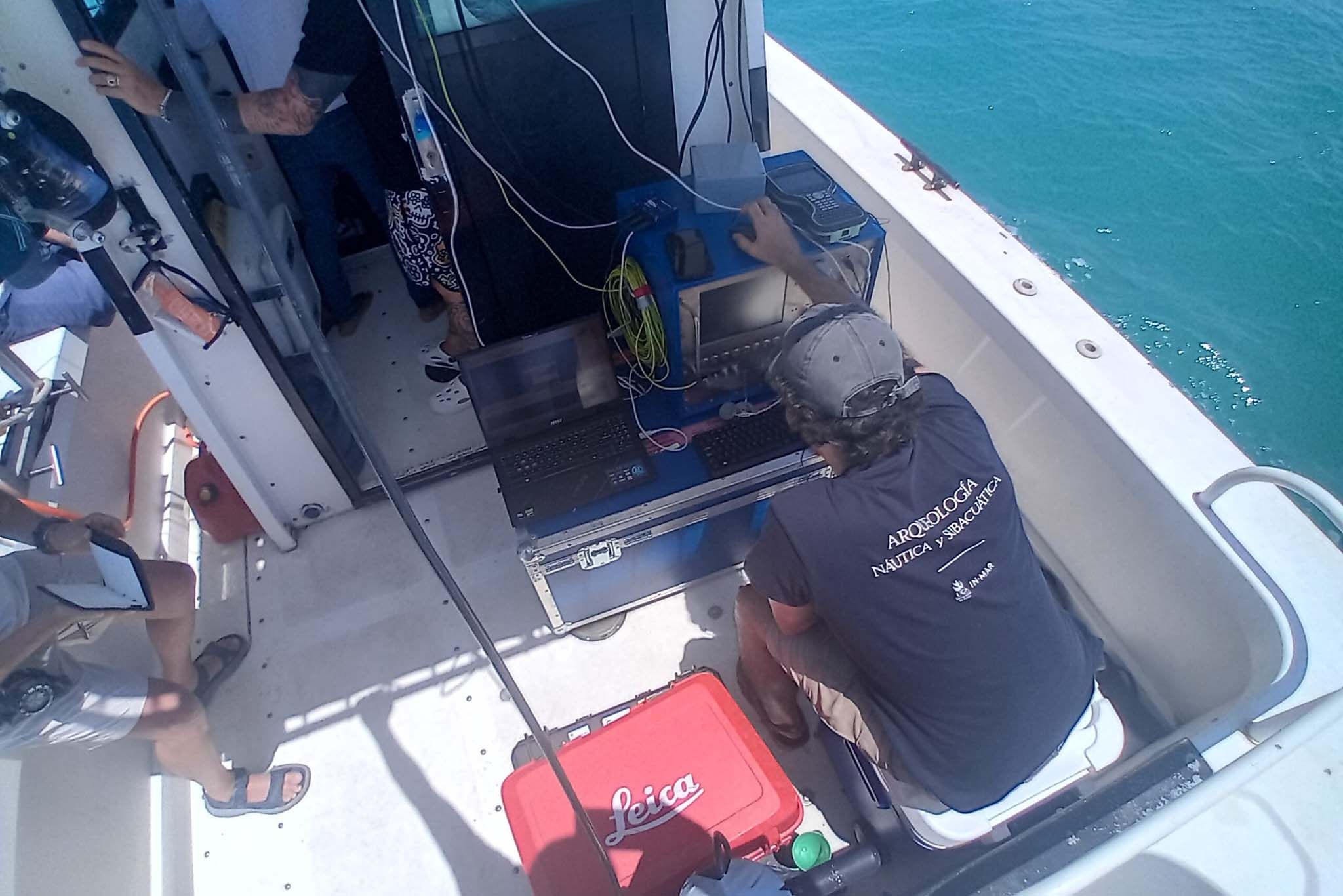 Работа испанских подводных археологов