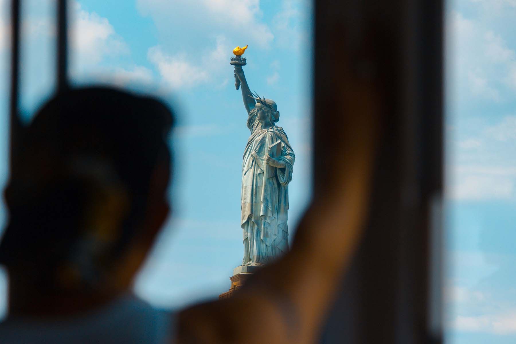 статуя свободы сша нью-йорк
