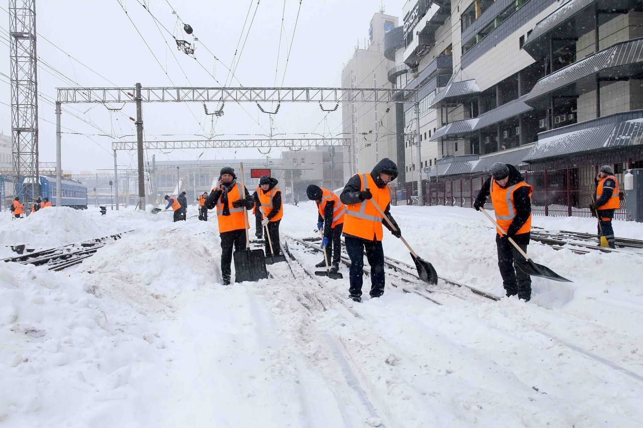 Расчистка железнодорожных путей