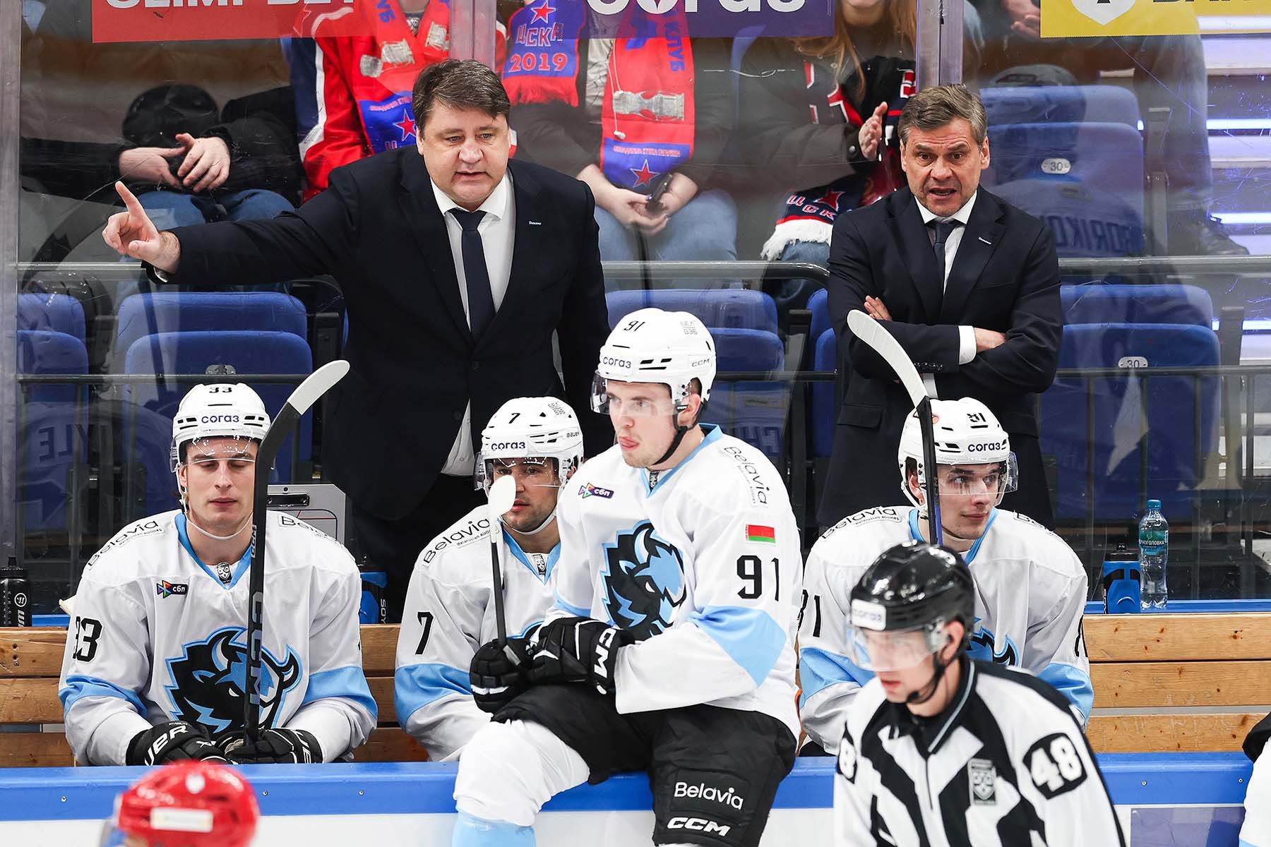 Матч КХЛ между ЦСКА и минским «Динамо». © ПХК ЦСКА Москва, ВКонтакте