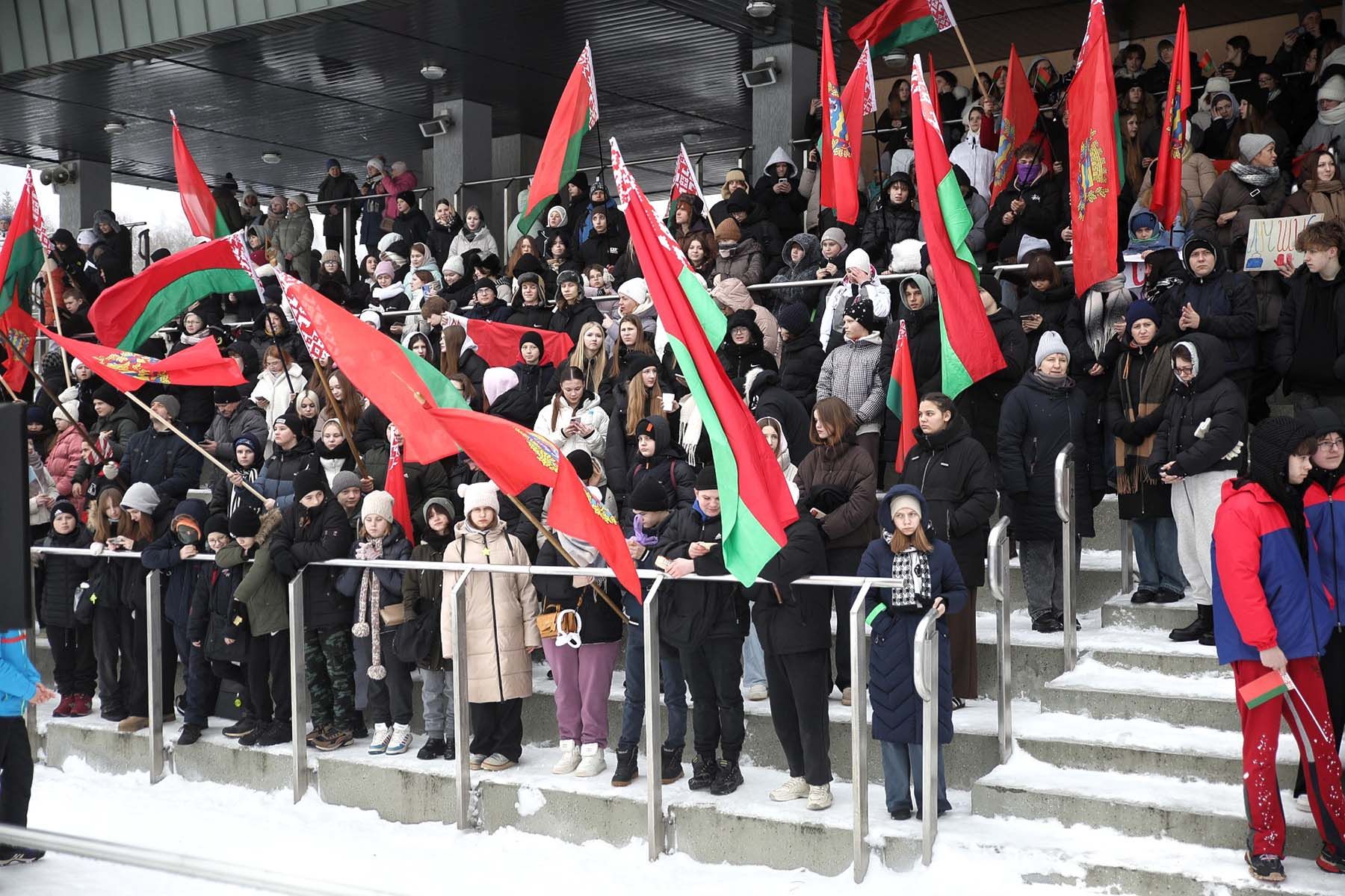 Детские соревнования по биатлону «Снежный снайпер».