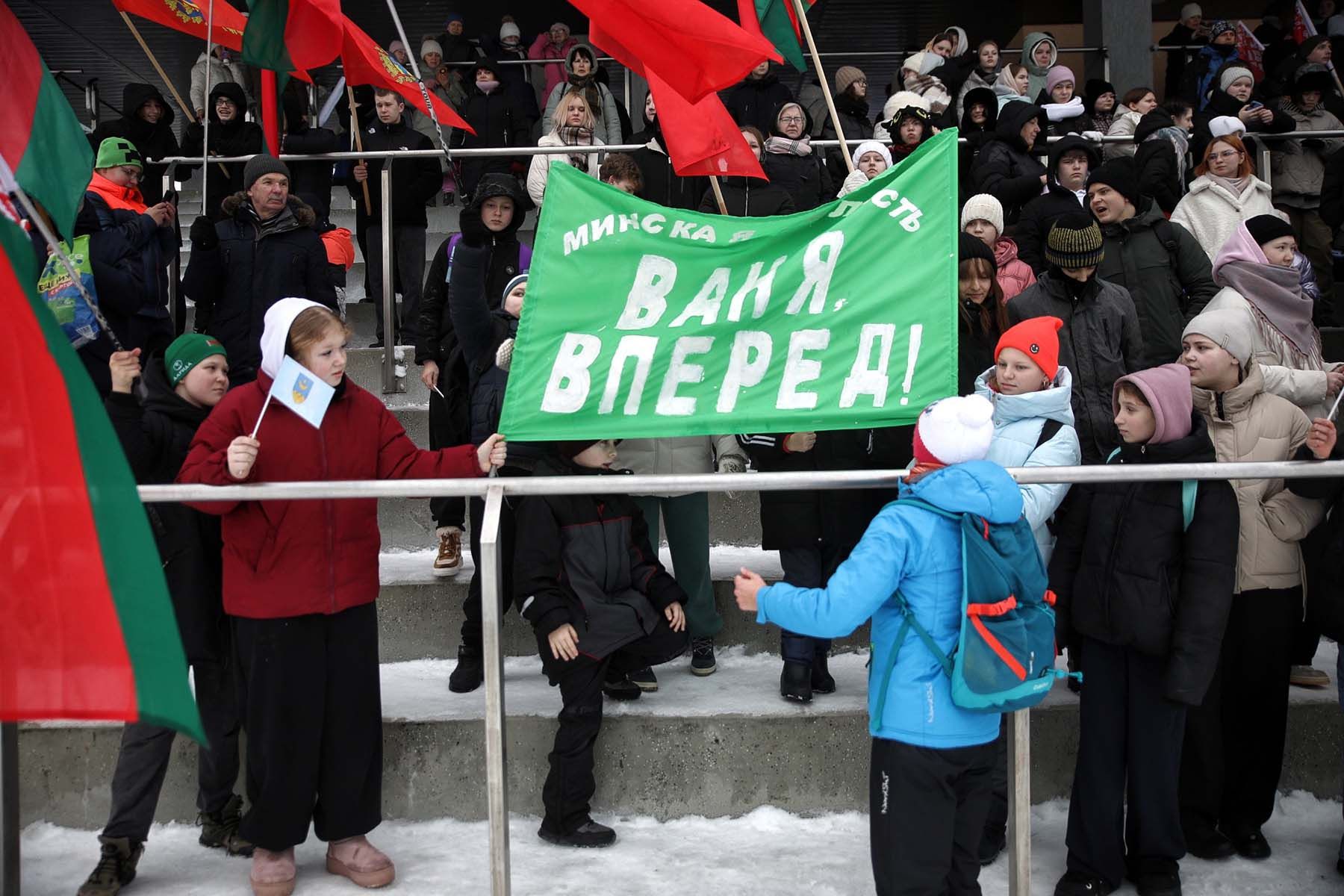 Детские соревнования по биатлону «Снежный снайпер».