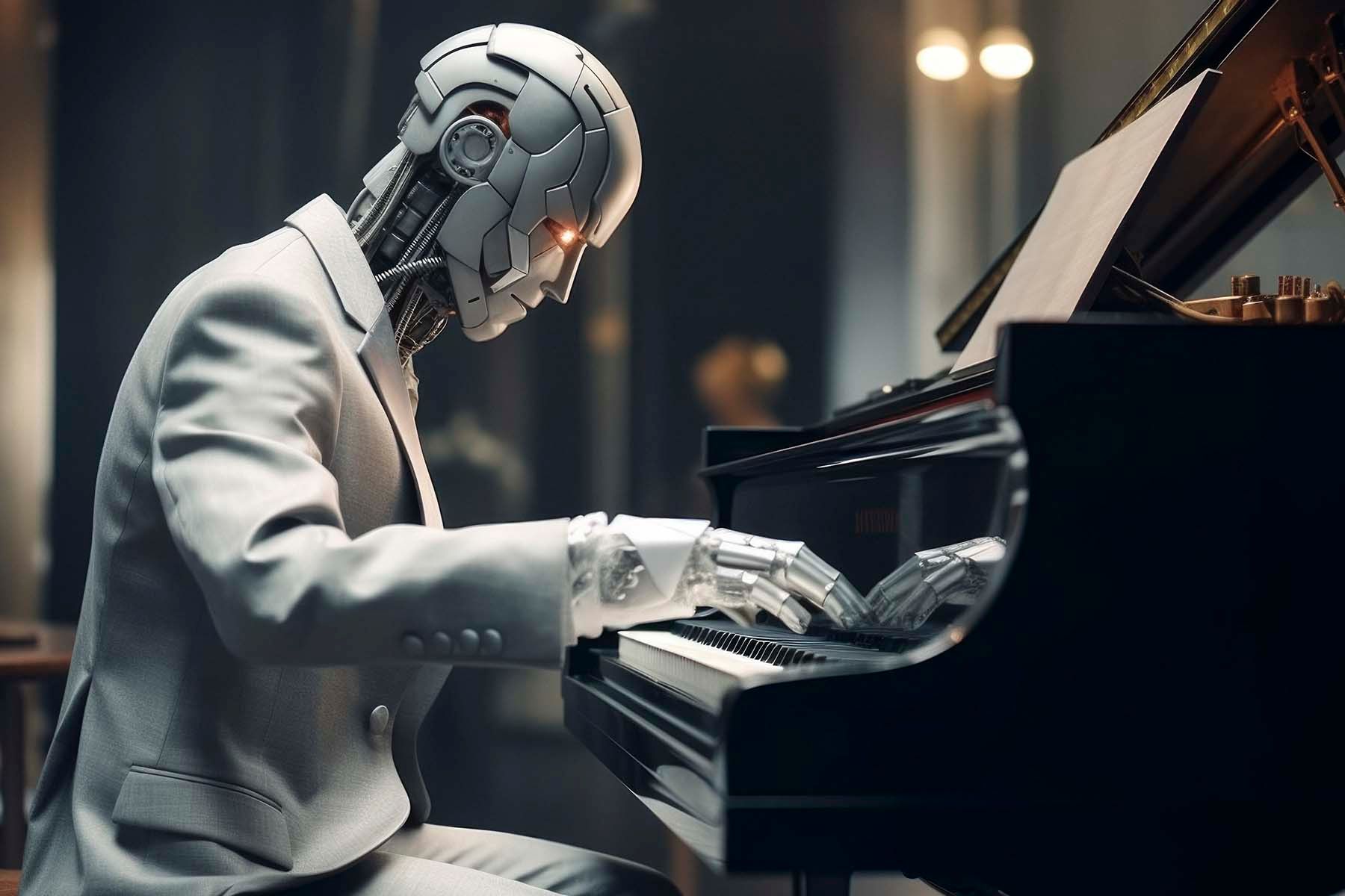 робот музыка