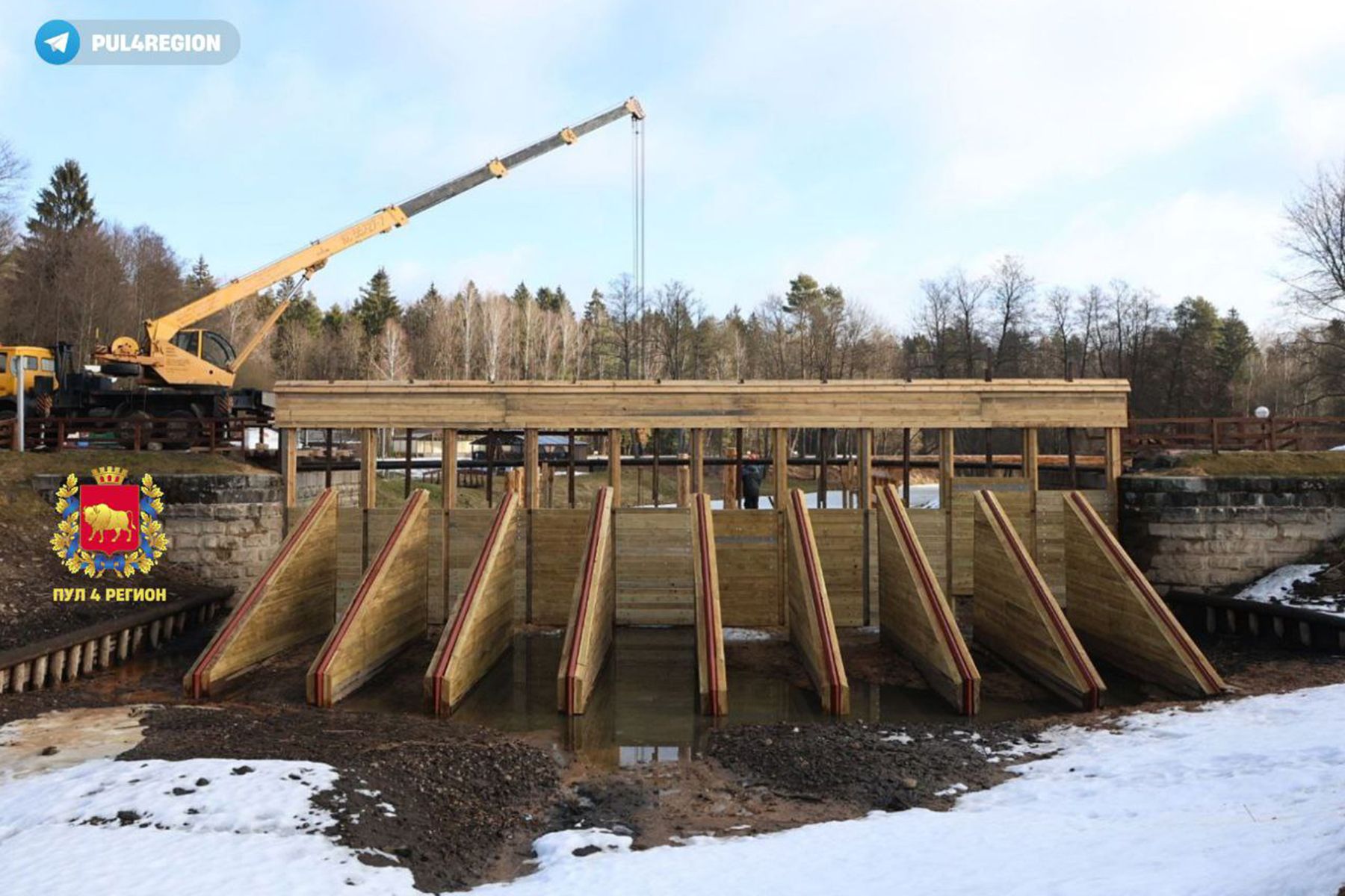 реконструкция шлюза «Домбровка» на Августовском канале