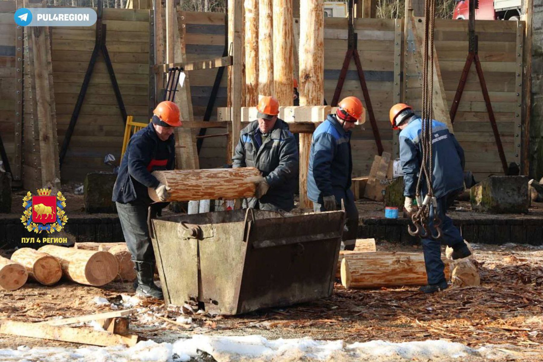 Реконструкция шлюза «Домбровка» на Августовском канале. © Пул 4 Регион, Telegram