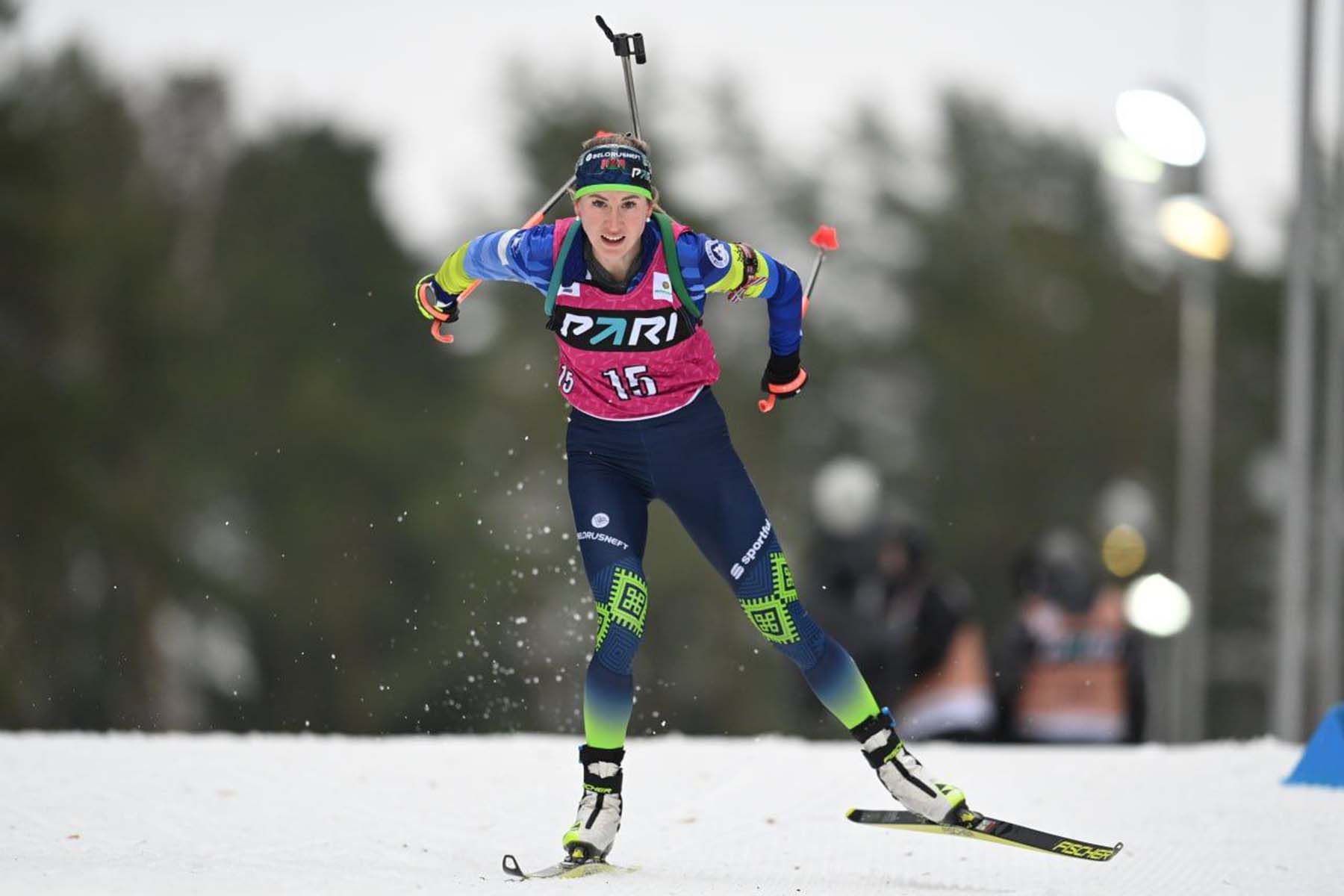 Белорусская биатлонистка Динара Смольская. © TEAM BY, Telegram