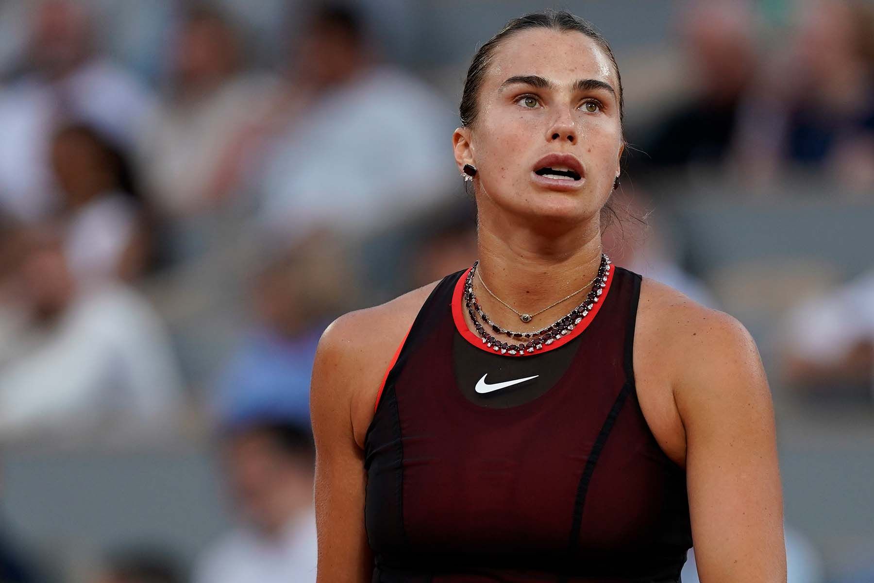 Белорусская теннисистка Арина Соболенко. Фото: Roland-Garros, Х