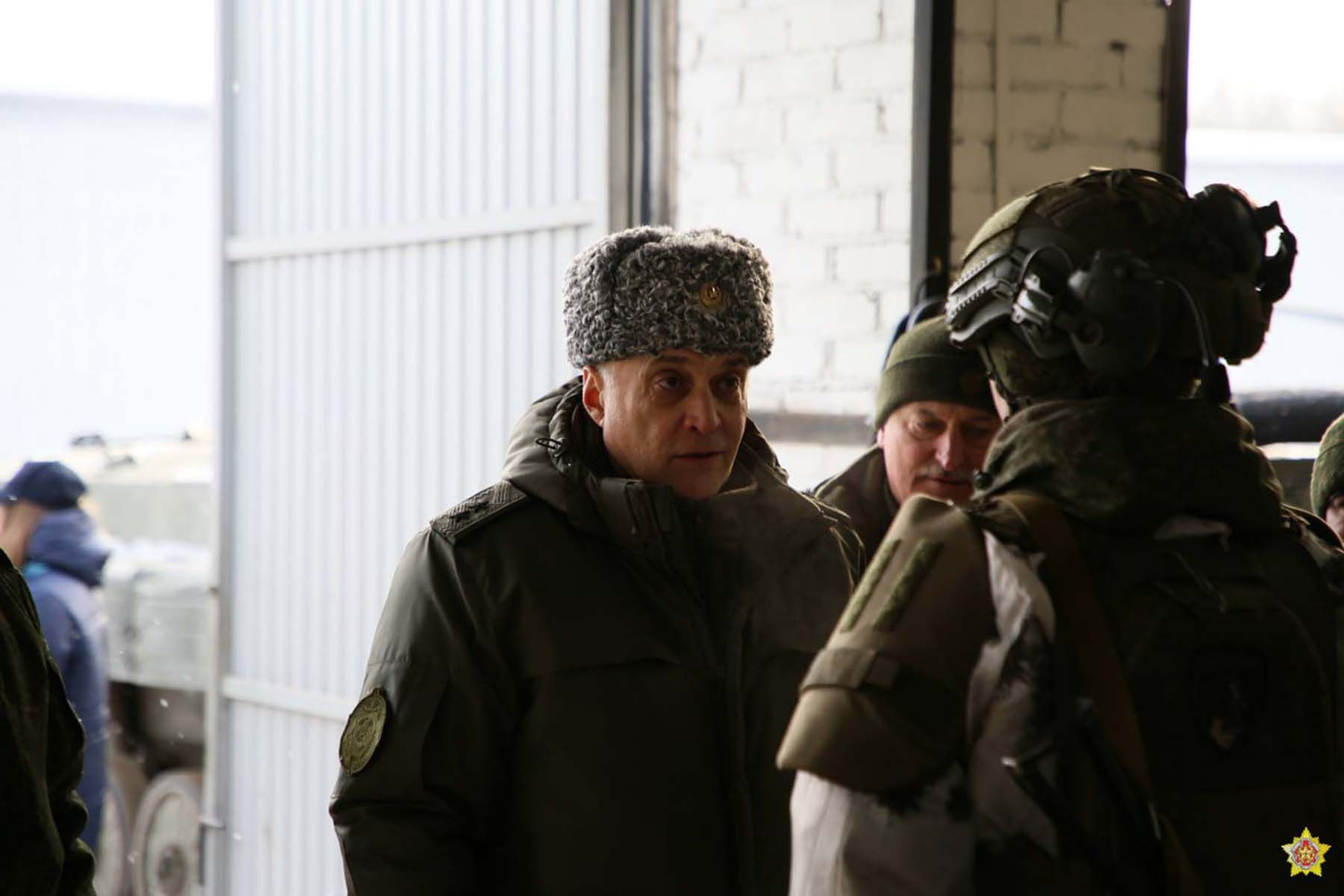 Госсекретарь Совбеза Беларуси Александр Вольфович. © Министерство обороны Республики Беларусь, Telegram