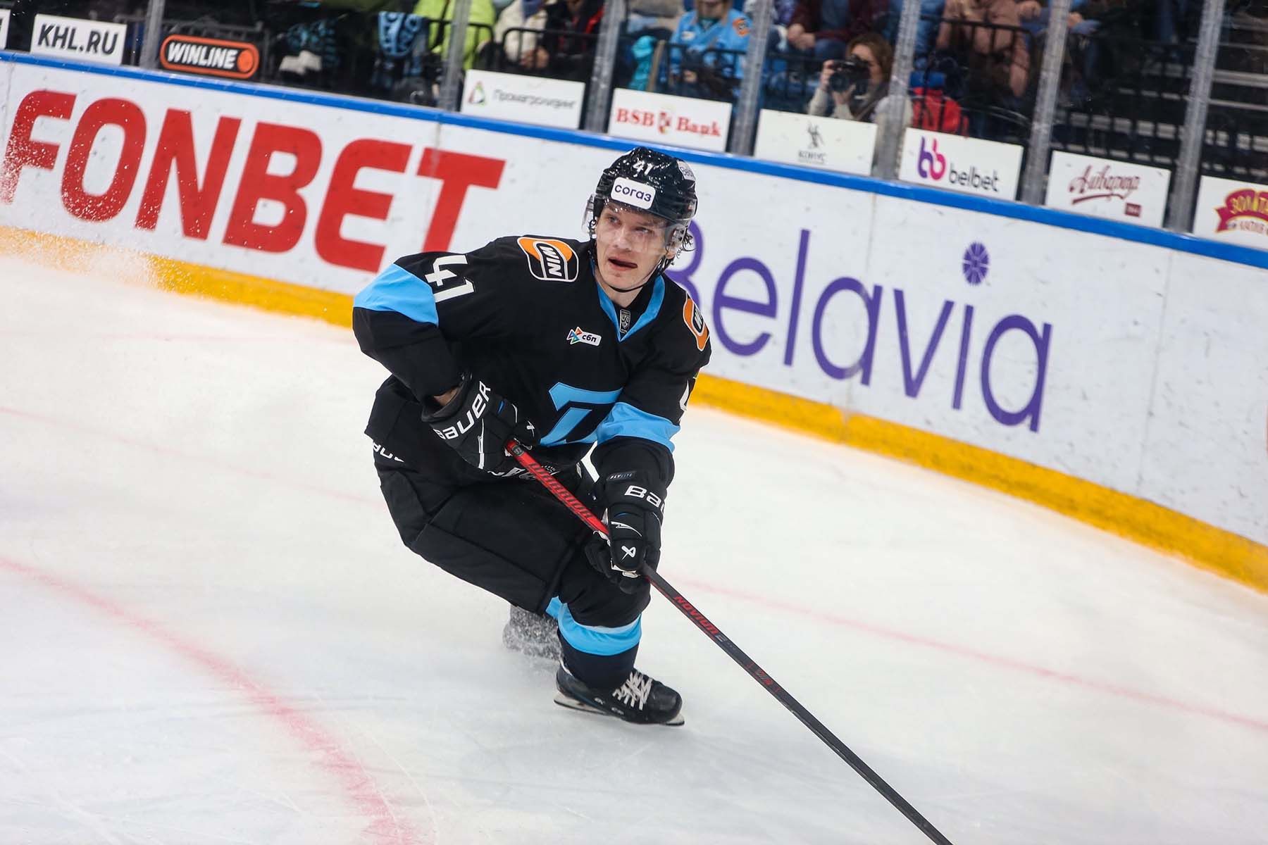 Хоккеист минского «Динамо» Кирилл Воронин. © ХК «Динамо-Минск»