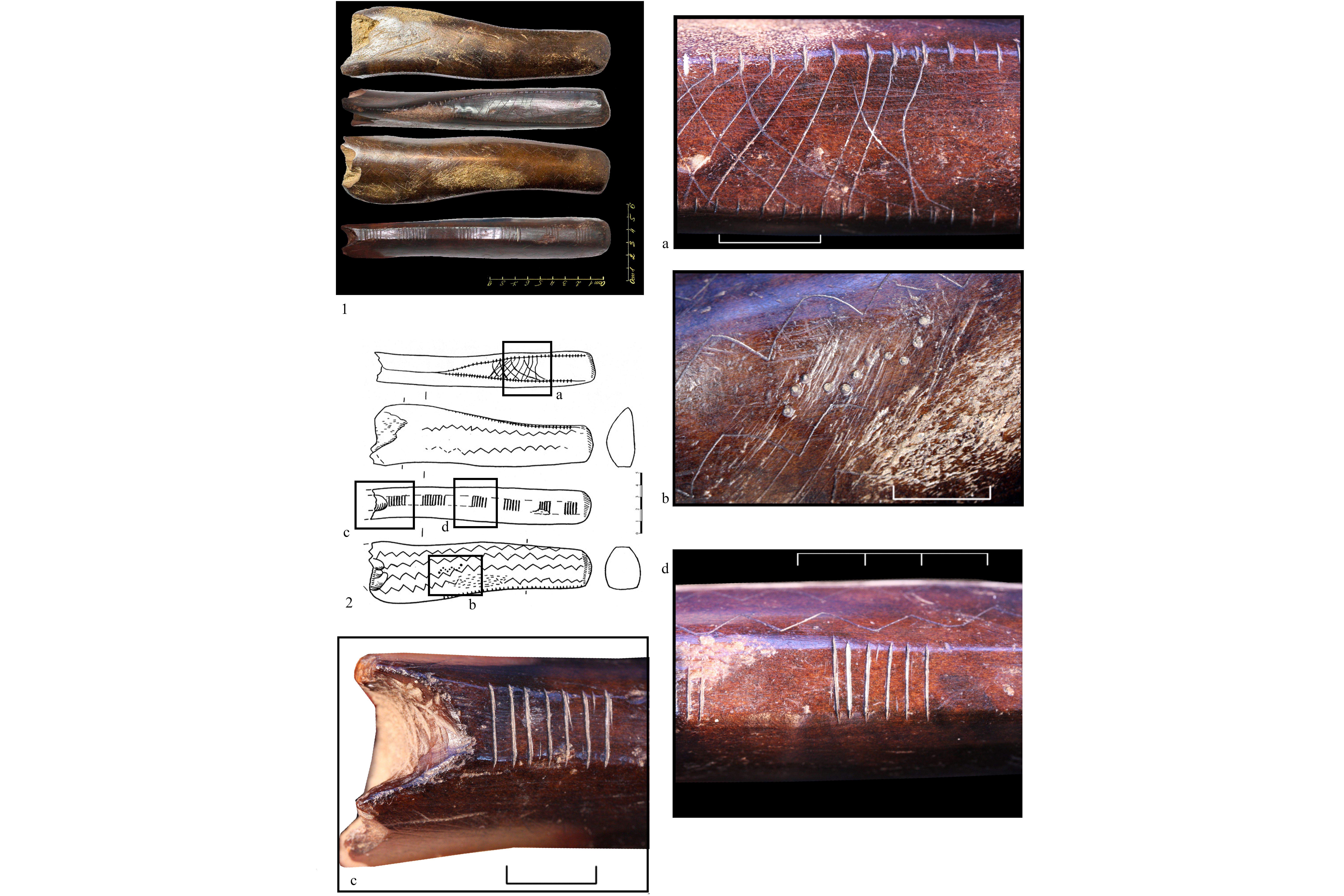 Орнаментированные сакральные артефакты из Сморгонских карьеров. Фото: article Ornamented sacral artefacts from Smarhon quarries, M.Charniauski & A.Vashanau, International Conference Halle